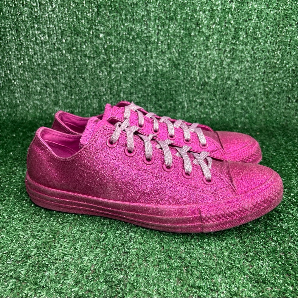 Converse Chuck Taylor All‎ Star Pink Glitter Sneakers Womens Size 9